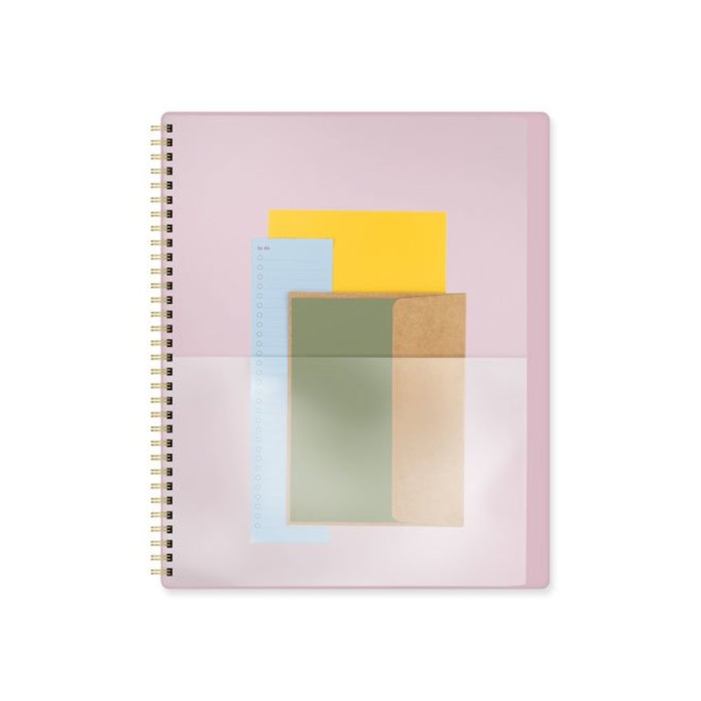 Harmony Weekly/Monthly Poly Planner, 11 x 9.38, Pink Cover, 13-Month: Jan 2026 to Jan 2027. Picture 3