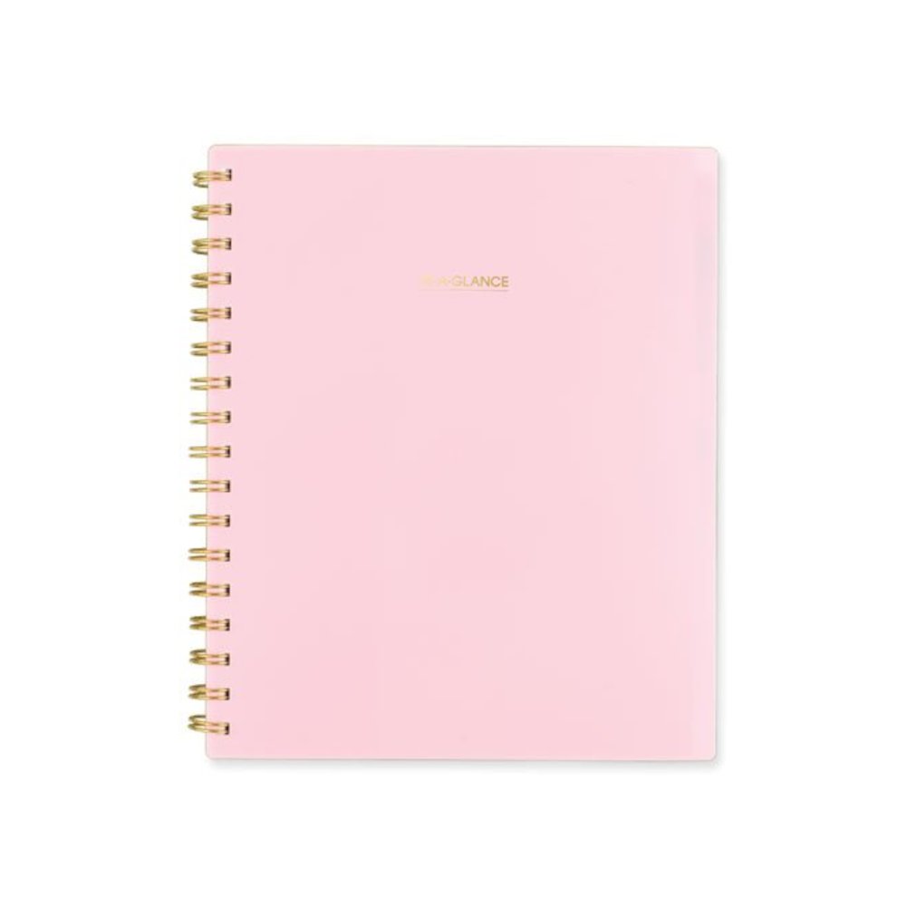 Harmony Weekly/Monthly Poly Planner, 8.81 x 7.88, Pink Cover, 13-Month: Jan 2026 to Jan 2027. Picture 3
