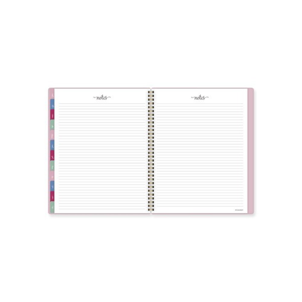 Harmony Weekly/Monthly Poly Planner, 11 x 9.38, Pink Cover, 13-Month: Jan 2026 to Jan 2027. Picture 7