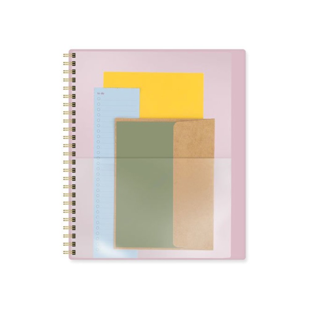 Harmony Weekly/Monthly Poly Planner, 8.81 x 7.88, Pink Cover, 13-Month: Jan 2026 to Jan 2027. Picture 6