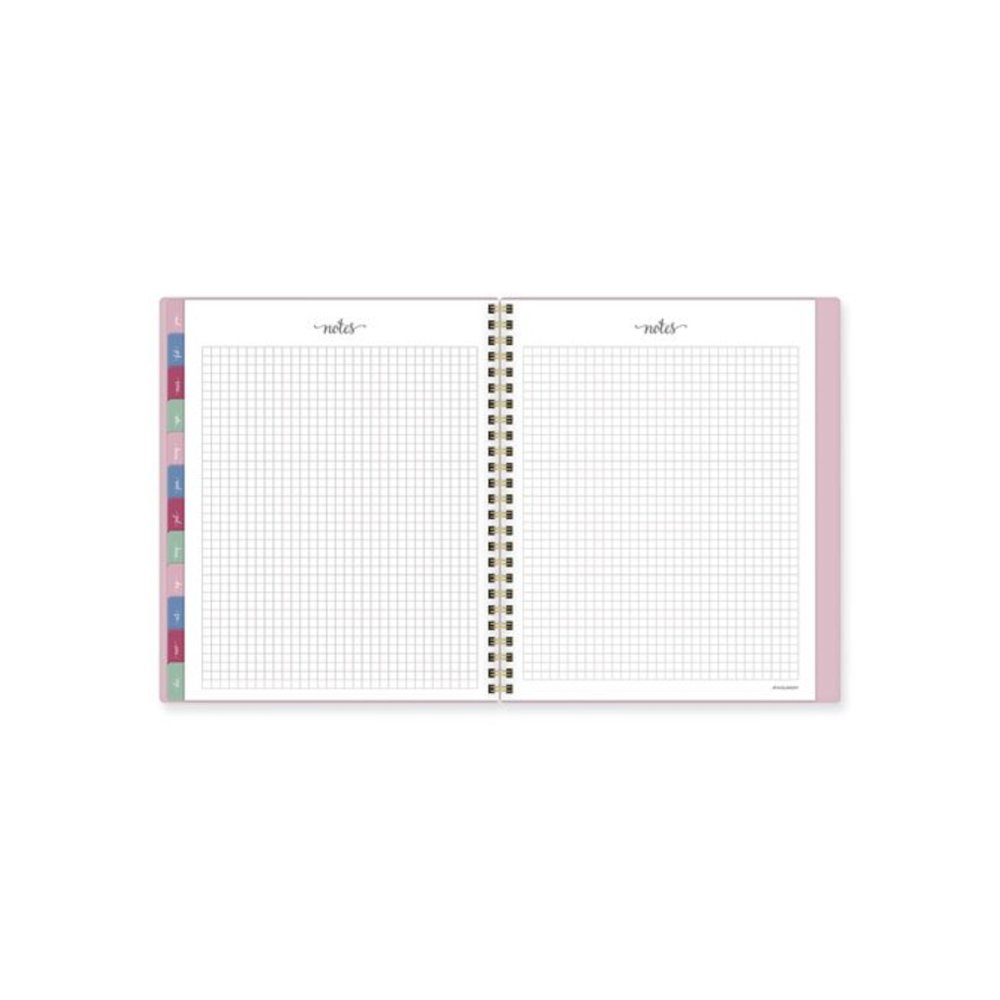 Harmony Weekly/Monthly Poly Planner, 8.81 x 7.88, Pink Cover, 13-Month: Jan 2026 to Jan 2027. Picture 7