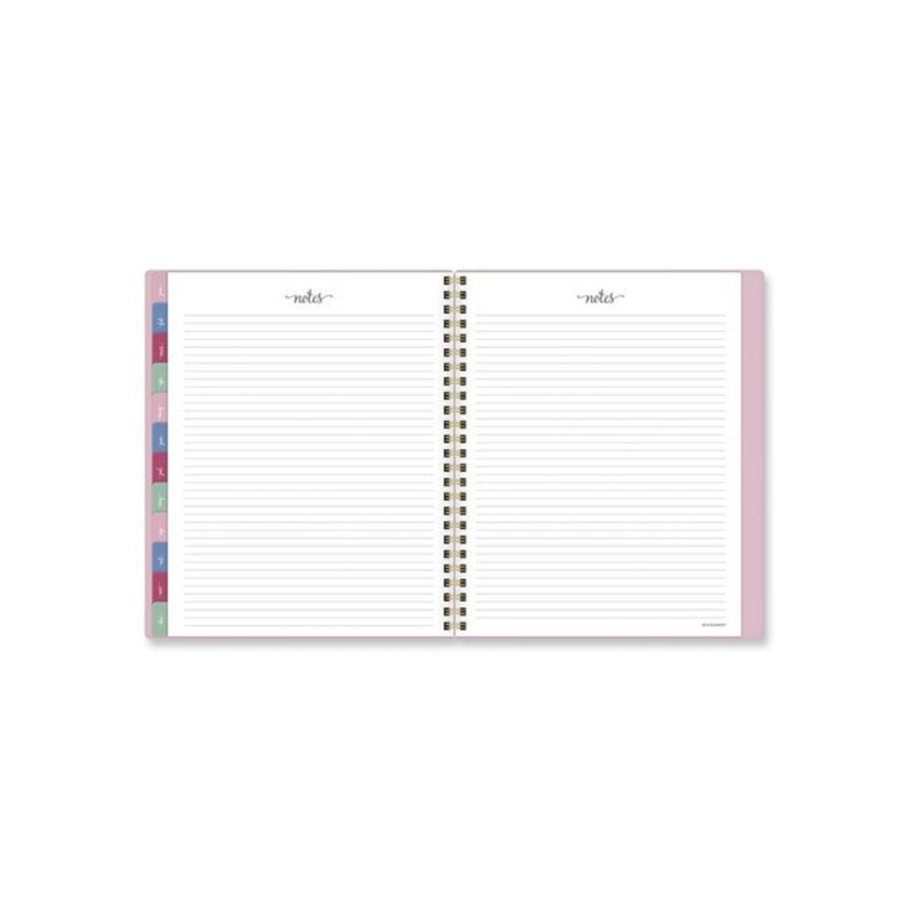 Harmony Weekly/Monthly Poly Planner, 8.81 x 7.88, Pink Cover, 13-Month: Jan 2026 to Jan 2027. Picture 8