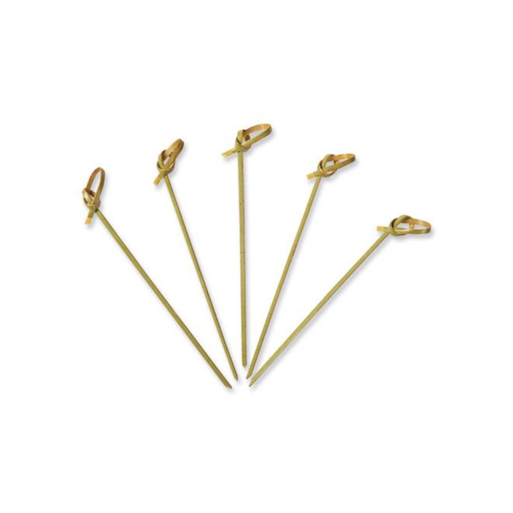 Knotted Bamboo Pick, Paper, 4.5", Natural, 100/Pack, 10 Packs/Carton. Picture 2