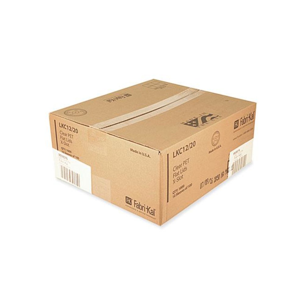 Greenware Cold Drink Lids, X-Slot, Fits 12 oz to 20 oz Cold Cups, Plastic, Clear, 1,000/Carton. Picture 2