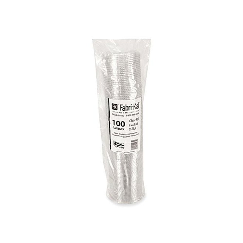 Greenware Cold Drink Lids, X-Slot, Fits 12 oz to 20 oz Cold Cup, Plastic, Clear, 1,000/Carton. Picture 3