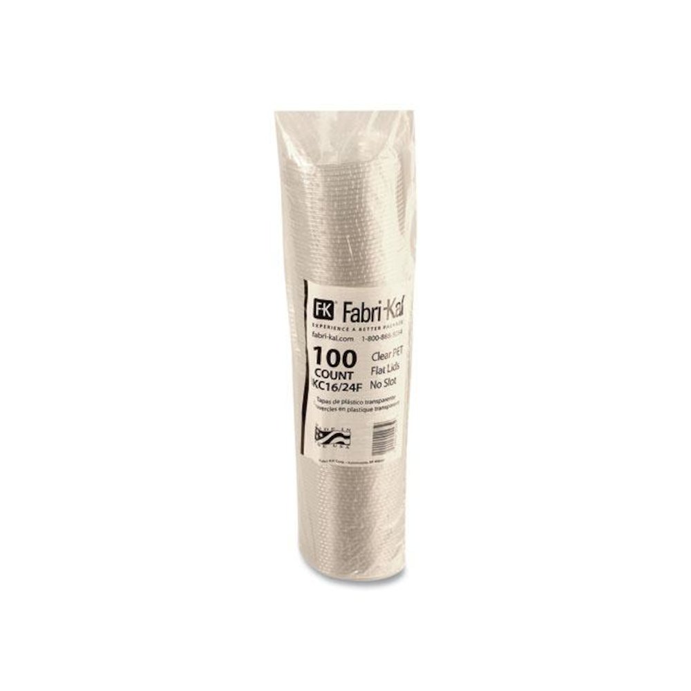 Greenware Cold Drink Lids, Fits 16 oz to 24 oz Cold Cups, Plastic, Clear, 1,000/Carton. Picture 4