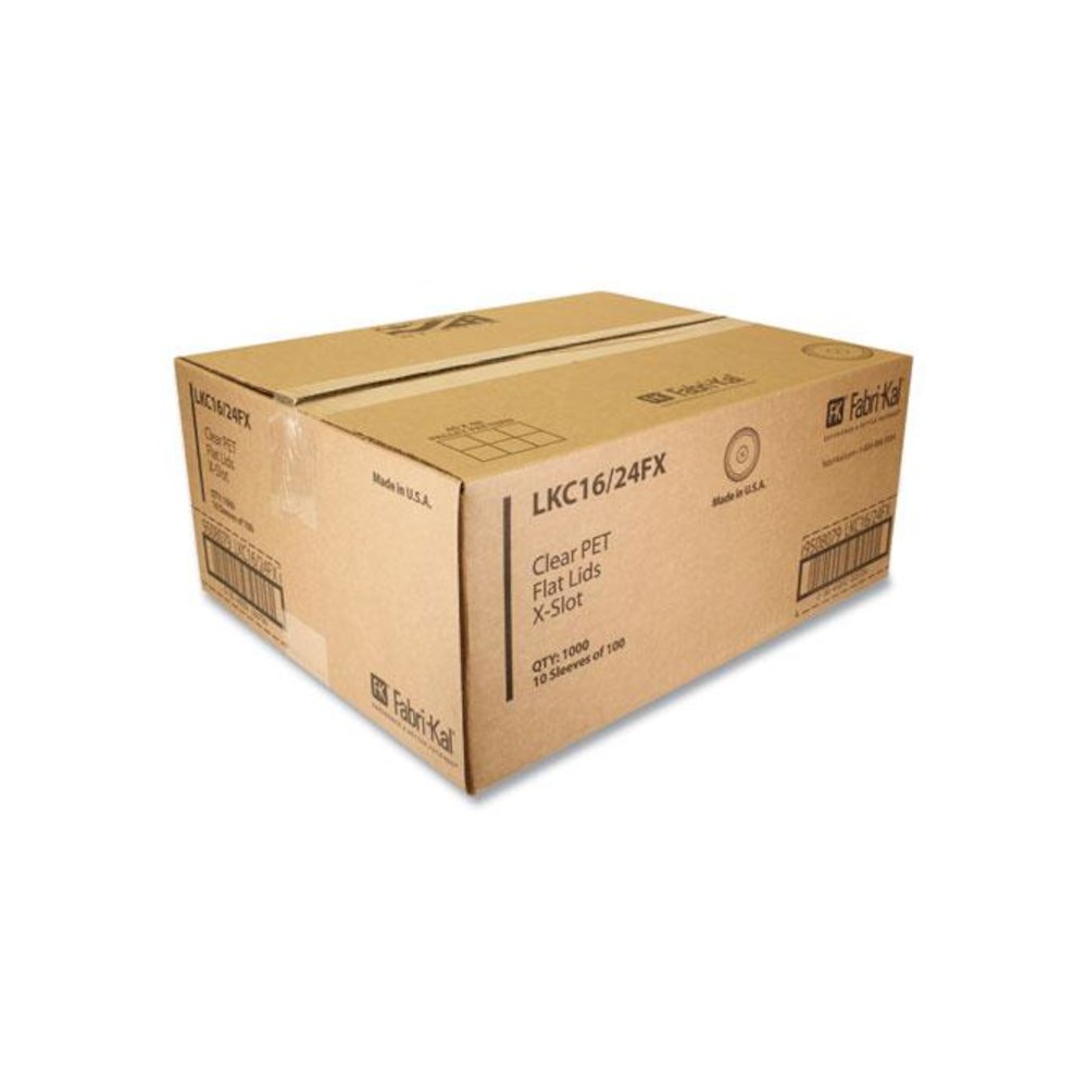 Greenware Cold Drink Lids, X-Slot, Fits 16 oz to 24 oz Cold Cups, Plastic, Clear, 1,000/Carton. Picture 2