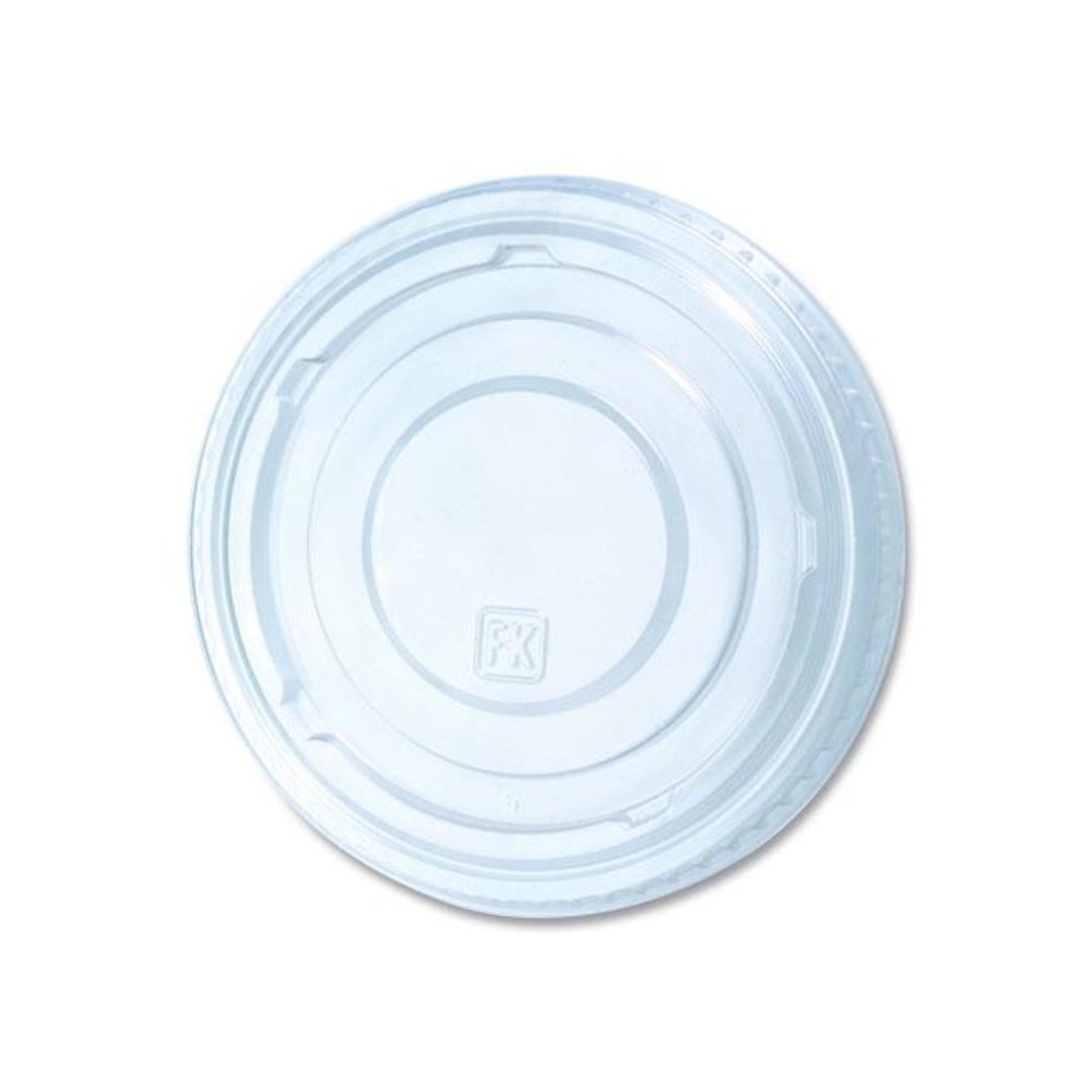 Greenware Cold Drink Lids, Fits 16 oz to 24 oz Cold Cups, Plastic, Clear, 1,000/Carton. Picture 1