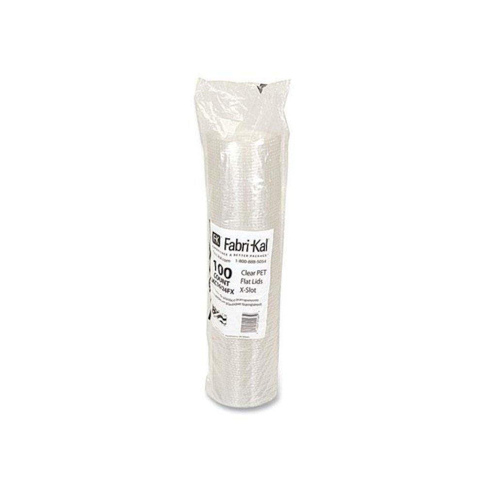 Greenware Cold Drink Lids, X-Slot, Fits 16 oz to 24 oz Cold Cups, Plastic, Clear, 1,000/Carton. Picture 4