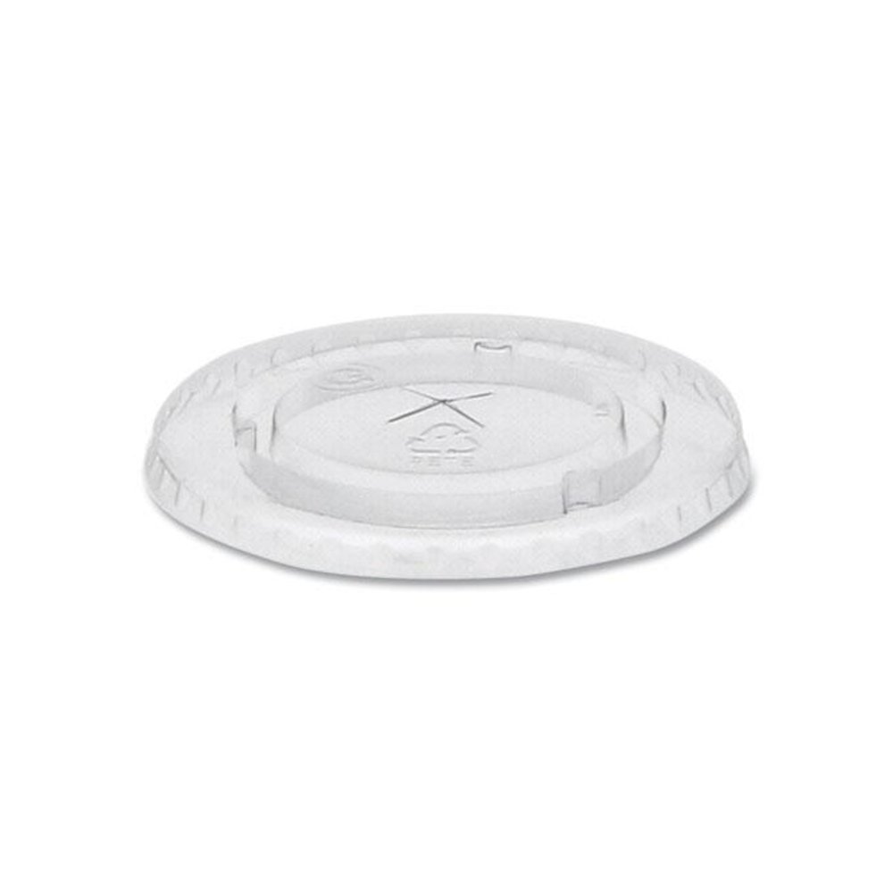 Cold Cup Lids, Fits 12 oz/14 oz/16 oz/20 oz Cold Cups, Plastic, Clear, 1,680/Carton. Picture 1
