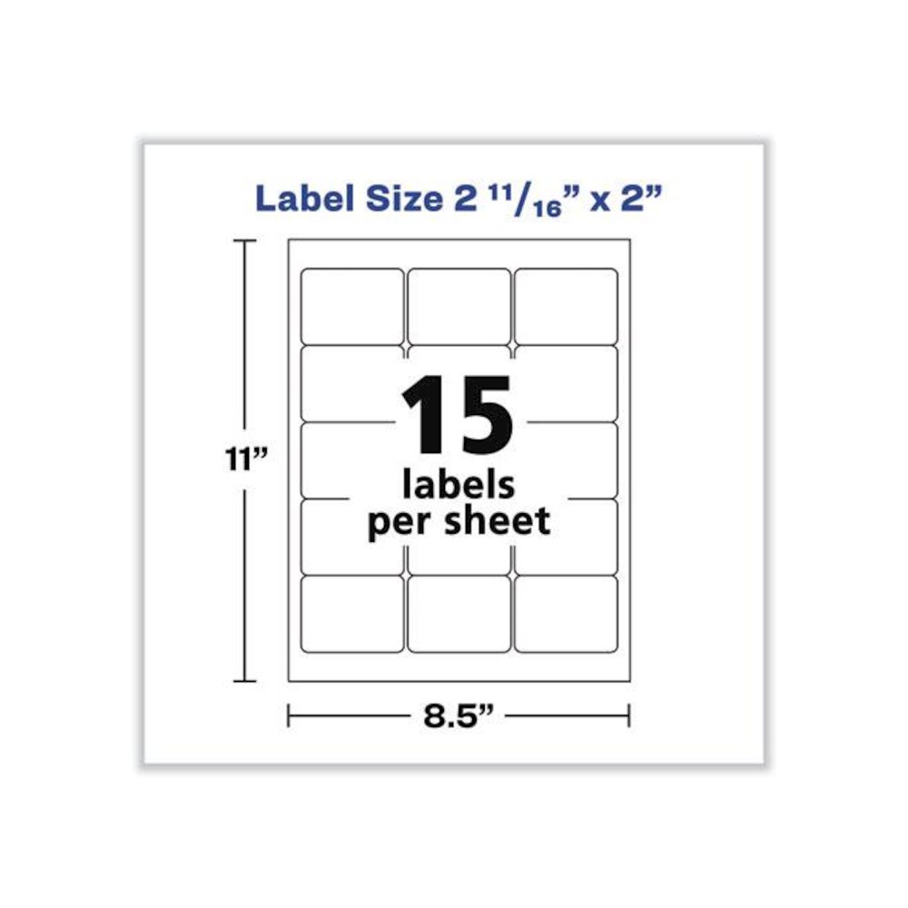 Laser/Inkjet 3.5" Diskette Labels, White, 375/Pack. Picture 5