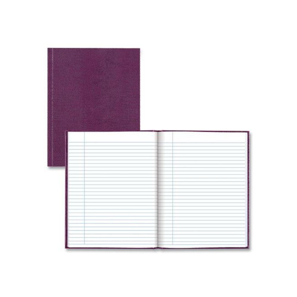 Executive Notebook, 1-Subject, Medium/College Rule, Grape Cover, (72) 9.25 x 7.25 Sheets. Picture 1
