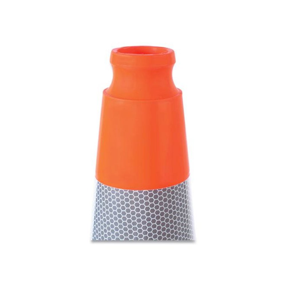 Traffic Cone, 11.5 x 11.5 x 28, Orange/Silver/Black. Picture 2