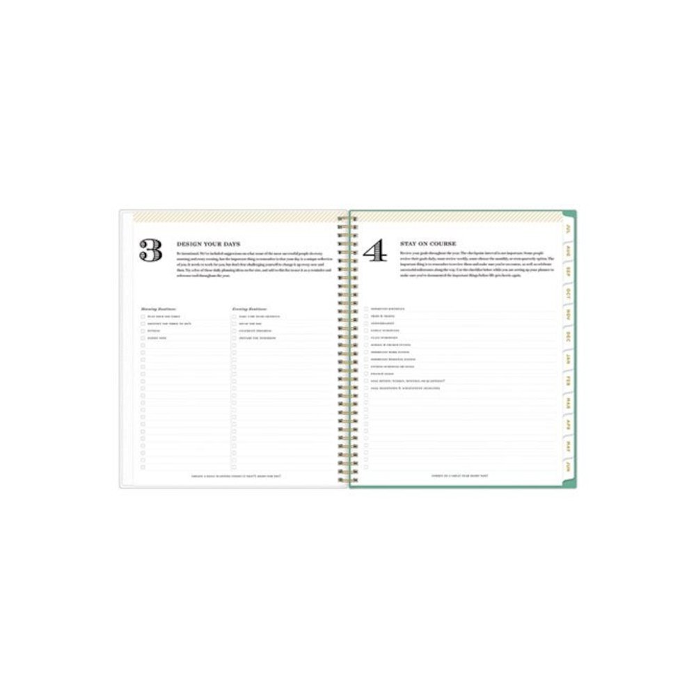 Day Designer Academic Year Weekly/Monthly Frosted Planner, Palms Artwork, 11 x 8.5, 12-Month (July to June): 2025 to 2026. Picture 6