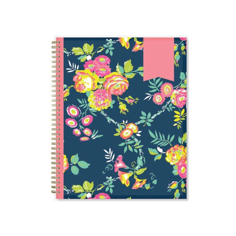 Day Designer Peyton Create-Your-Own Cover Weekly/Monthly Planner, Floral, 11 x 8.5, Navy, 12-Month (July to June): 2025-2026. Picture 4