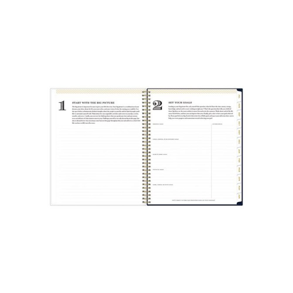Day Designer Peyton Create-Your-Own Cover Weekly/Monthly Planner, Floral, 11 x 8.5, Navy, 12-Month (July to June): 2025-2026. Picture 5