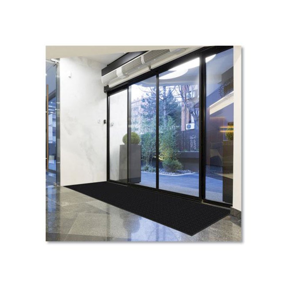 Absorba Select Entry Mat, Rectangular, Pepper/Black Crush-Resistant Needle-Punched Surface, 36" x 10 ft. Picture 2