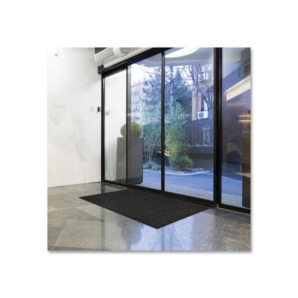 Absorba Select Entry Mat, Rectangular, Pepper/Black Crush-Resistant Needle-Punched Surface, 48" x 72". Picture 3
