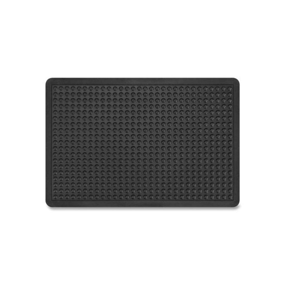 Bubble Flex Anti-Fatigue Mat, Rectangular, Black Crush-Resistant Non-Slip Surface, 24" x 36". Picture 1