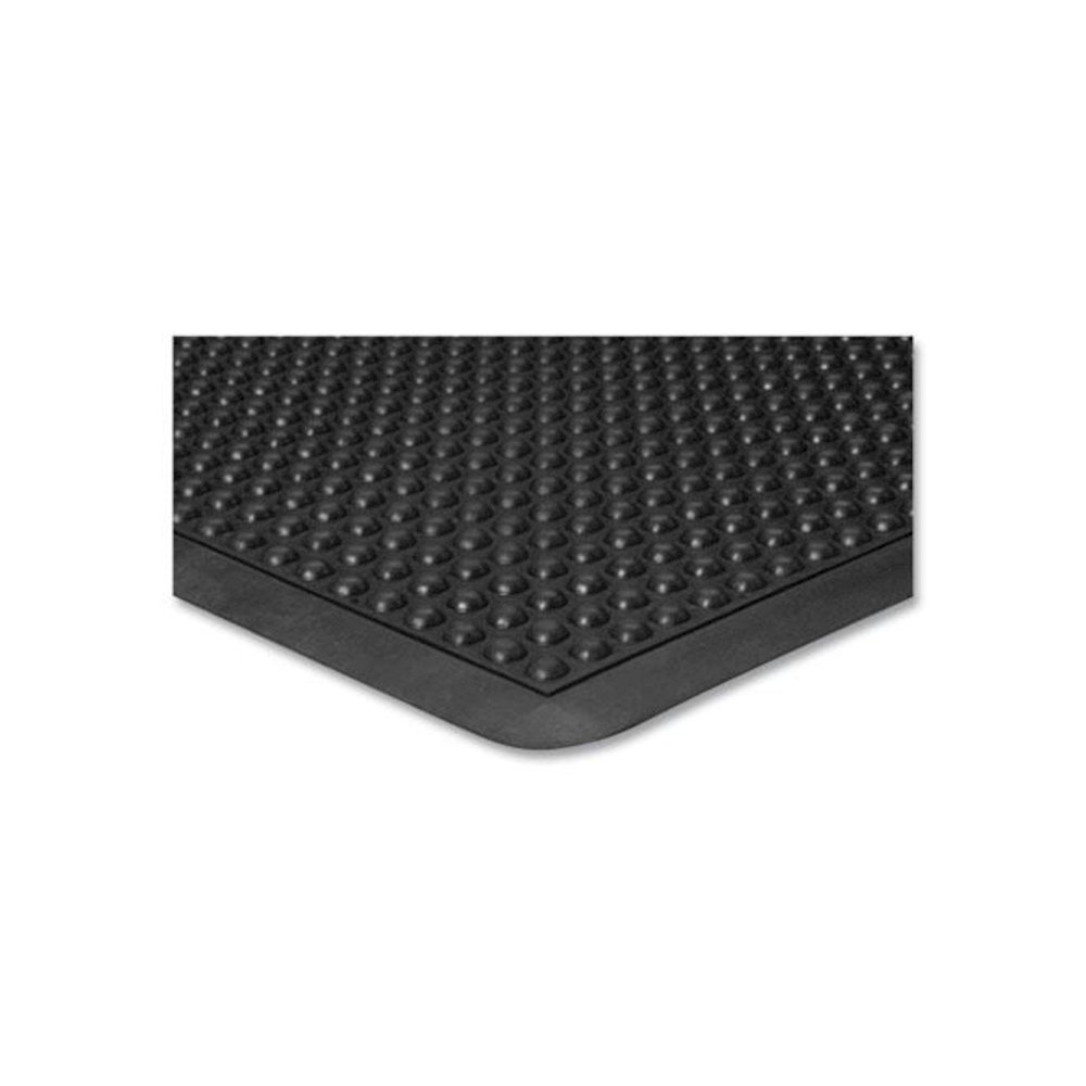 Bubble Flex Anti-Fatigue Mat, Rectangular, Black Crush-Resistant Non-Slip Surface, 36" x 48". Picture 4
