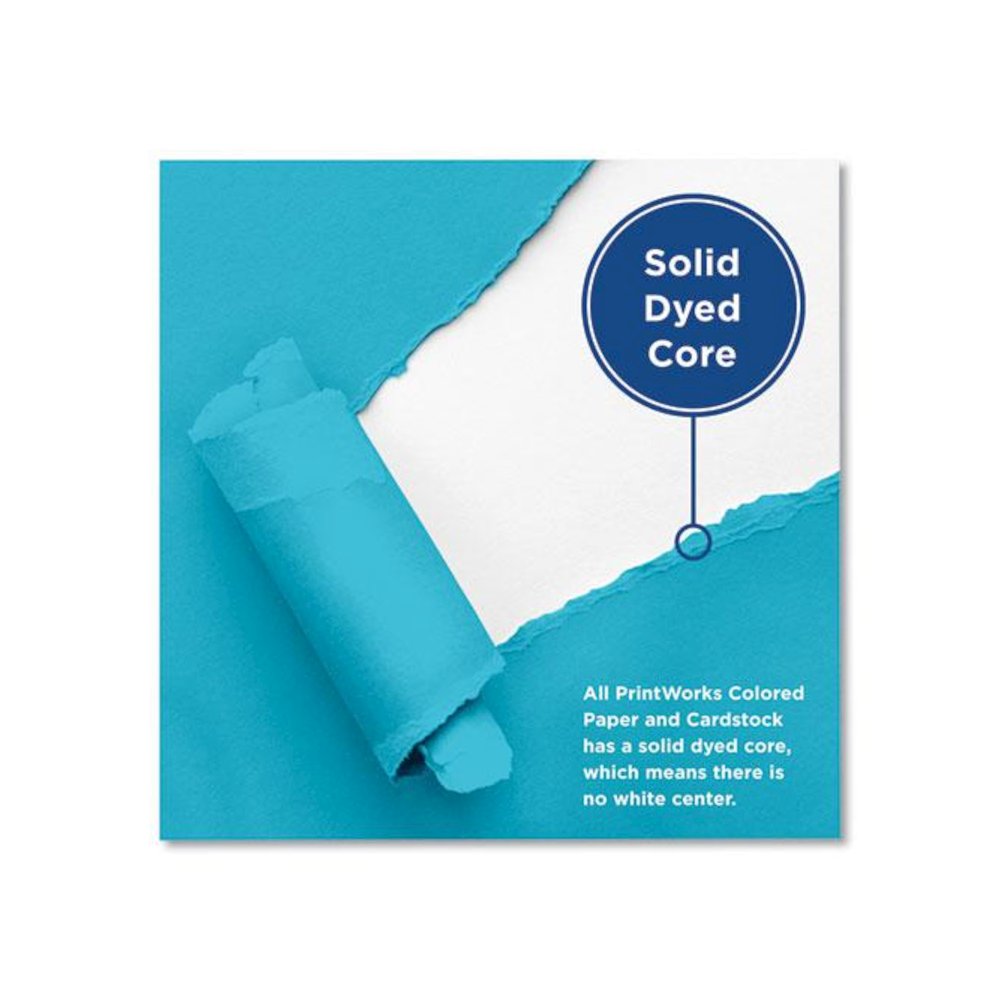 Color Paper, 24 lb Text Weight, 8.5 x 11, Blue, 500/Ream. Picture 4