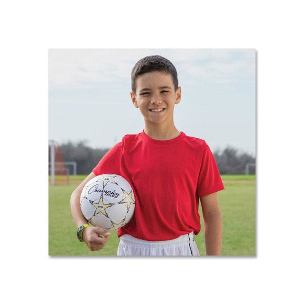 VIPER Soccer Ball, No. 3 Size, 7.25" to 7.5" Diameter, White. Picture 7