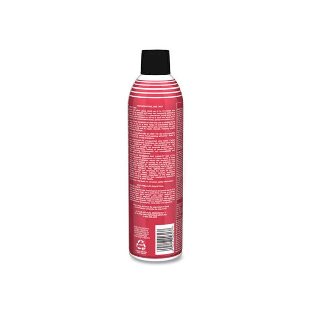 313 Fast Tack Upholstery Adhesive, 12 oz Aerosol Spray, Dries Clear, Dozen. Picture 3