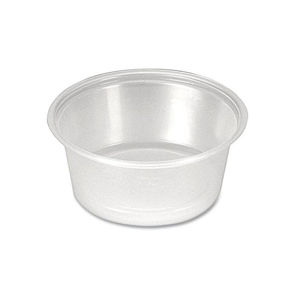 Portion Cups, 1.5 oz, Plastic, Clear, 250/Sleeve, 10 Sleeves/Carton. Picture 1
