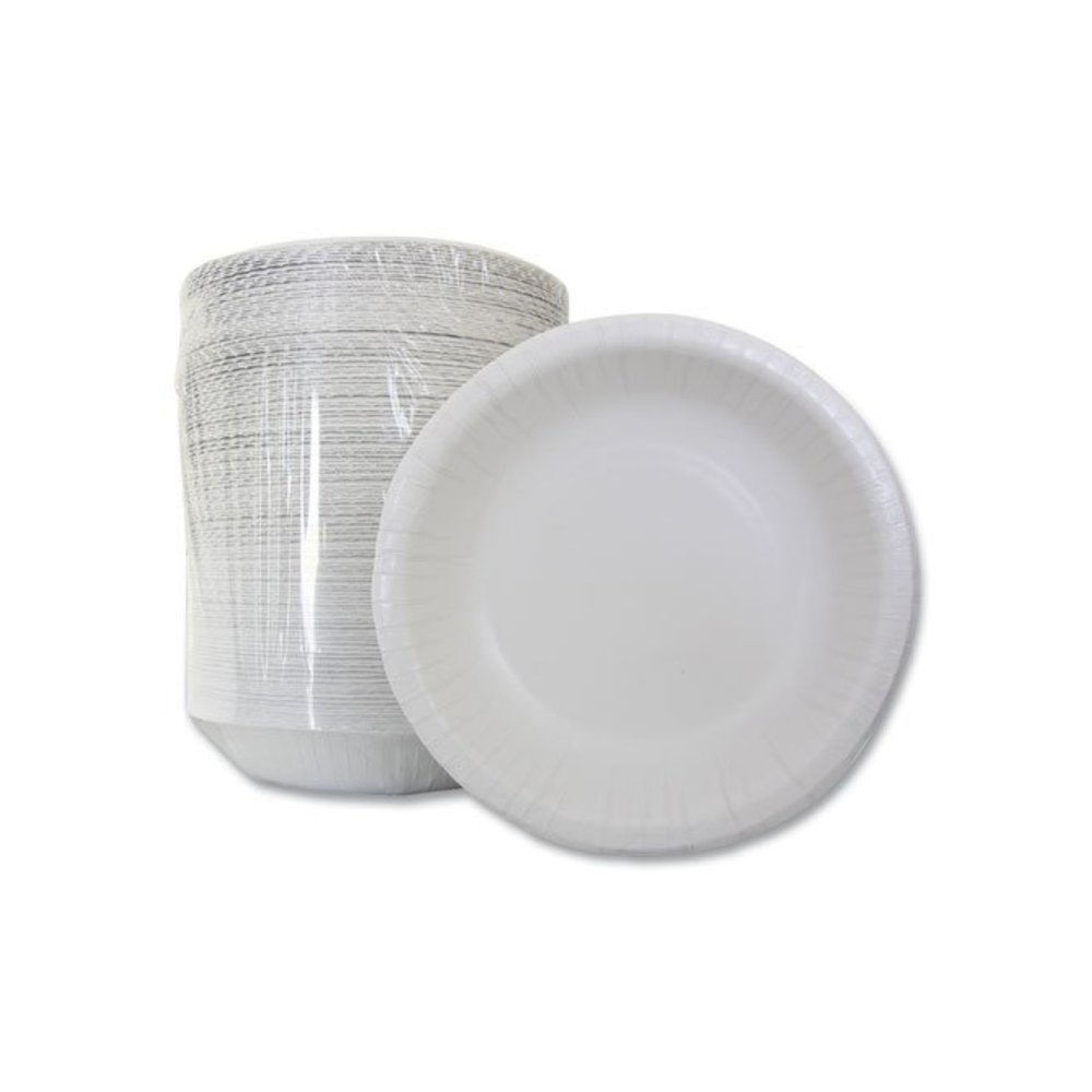 Paper Dinnerware, Bowl, 12 oz, White, 1,000/Carton. Picture 1