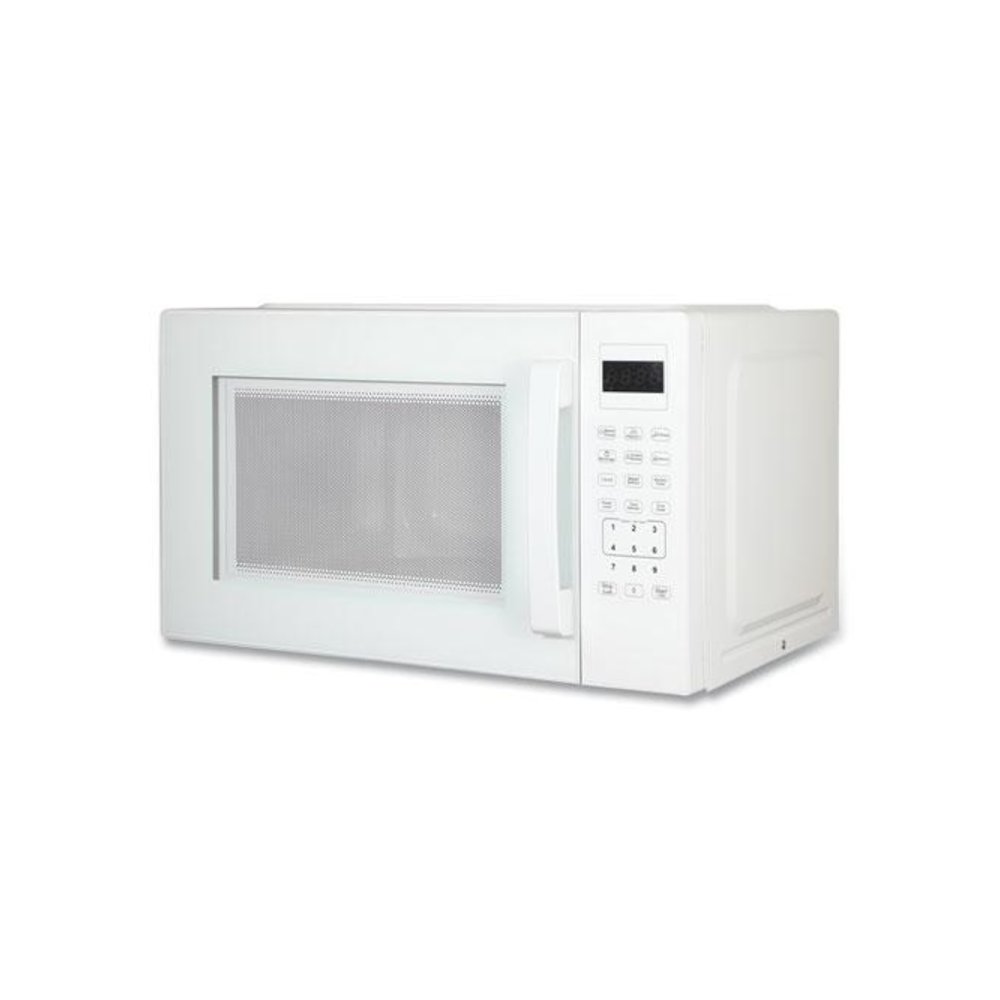 1.5 cu ft Microwave Oven, 1,000 W, White. Picture 3