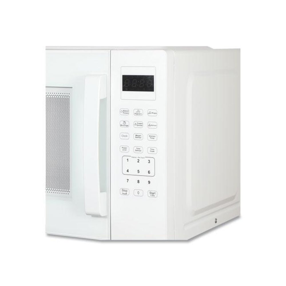 1.5 cu ft Microwave Oven, 1,000 W, White. Picture 4