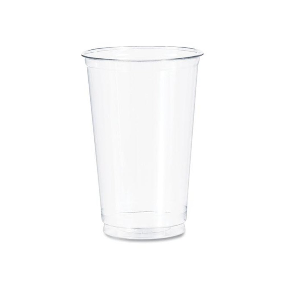 Ultra Clear PETE Cold Cups, 20 oz, Plastic, Clear, 50/Sleeve, 20 Sleeves/Carton. Picture 1