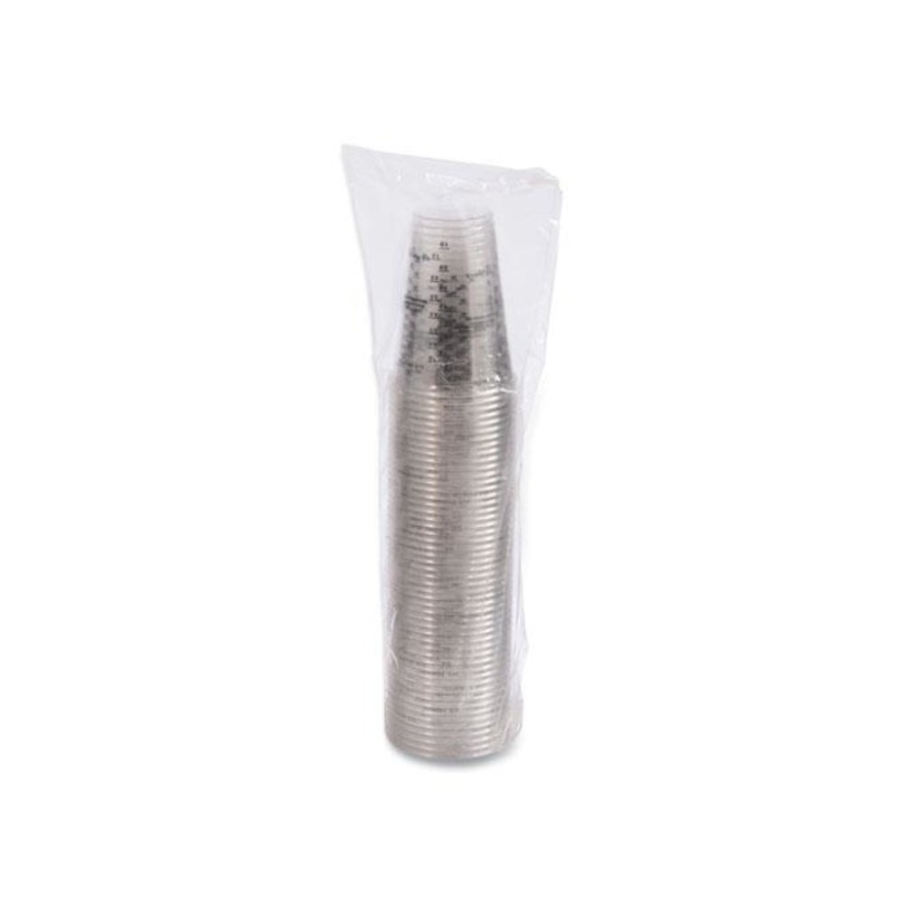 PET Graduated Medical and Dental Cups, 10 oz, Plastic, Clear, 50/Bag, 20 Bags/Carton. Picture 2