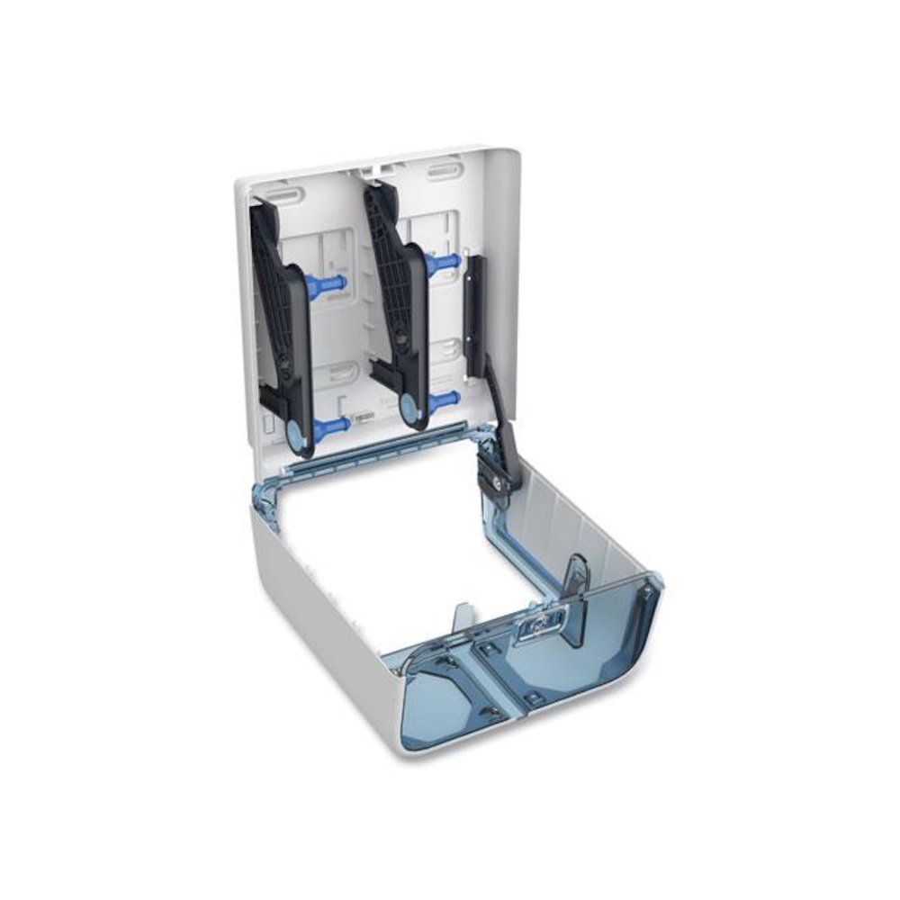 Tandem No Touch High Capacity Bath Tissue Dispenser, 12.6 x 6.6 x 12, White. Picture 5