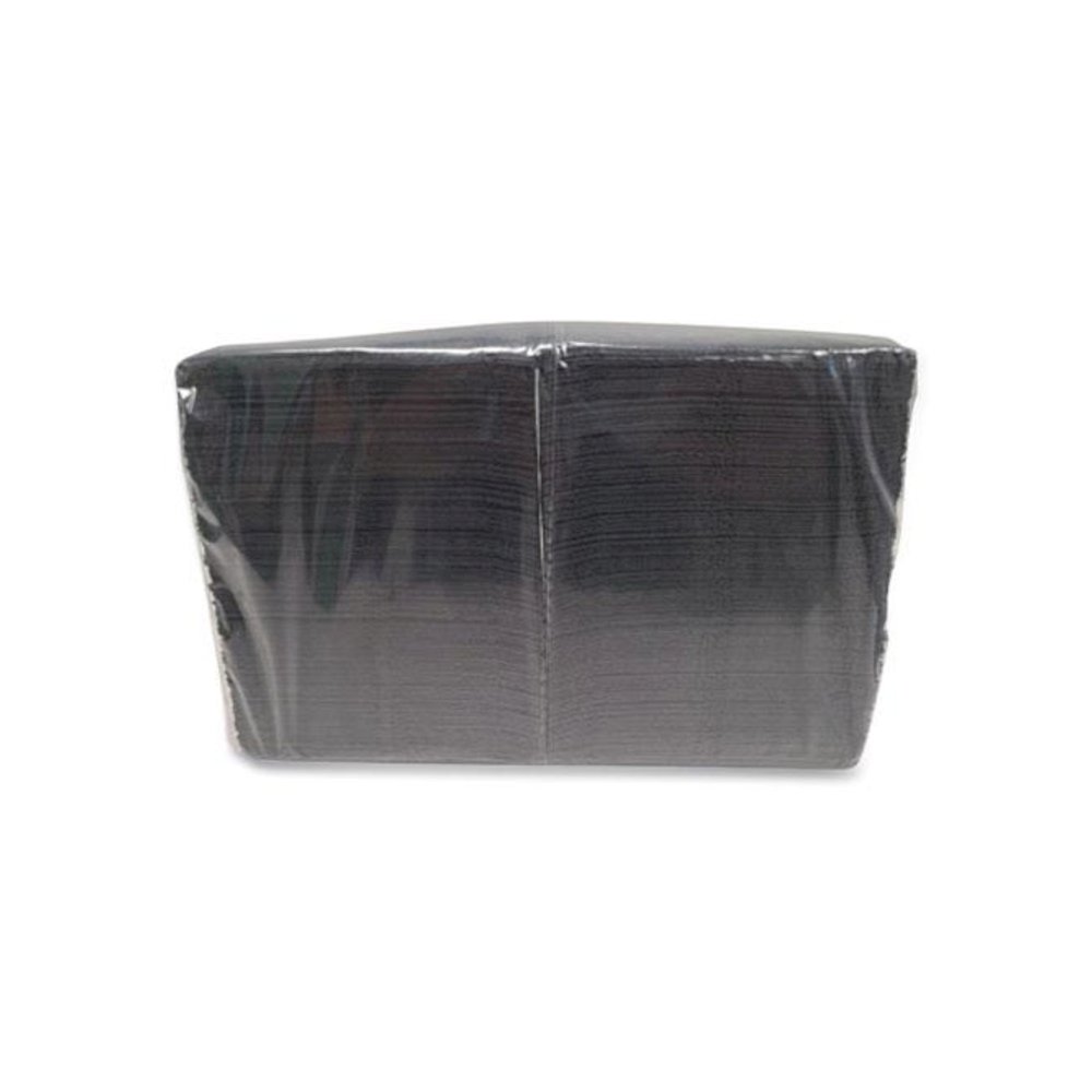 Morsoft Beverage Napkins, 2-Ply, 9 x 9.5, Black, 1,000/Carton. Picture 2