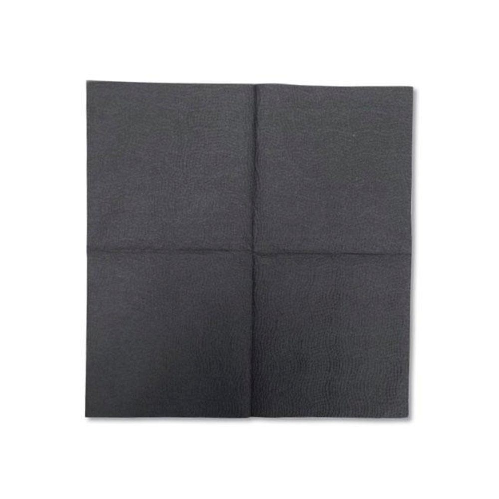 Morsoft Beverage Napkins, 2-Ply, 9 x 9.5, Black, 1,000/Carton. Picture 4