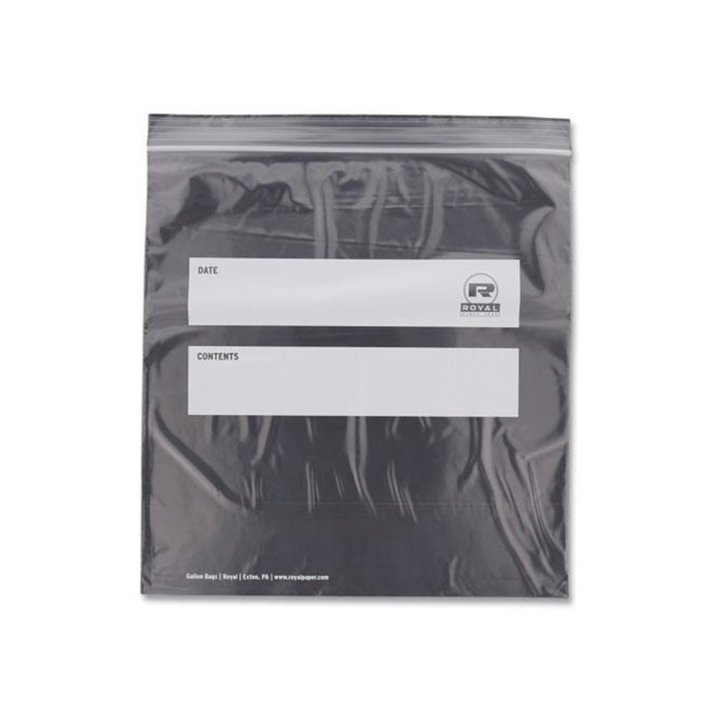 Zipper Bags, Gallon, 10.5" x 10.98", Clear, 250/Carton. Picture 4