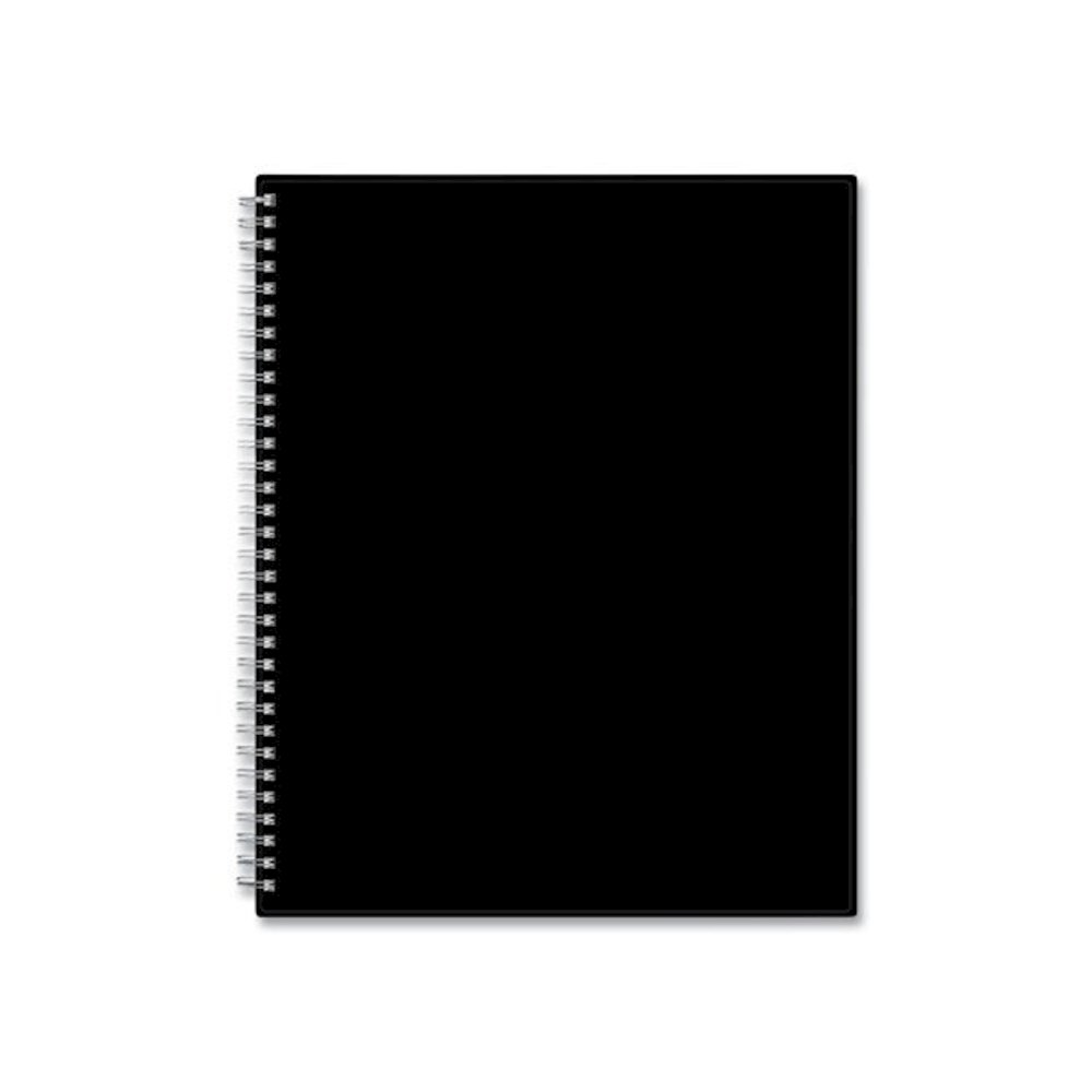 Teacher's Solid Black Weekly/Monthly Lesson Planner, 9 Classes, 11 x 8.5 Sheets, 12-Month (July to June), 2025 to 2026. Picture 4