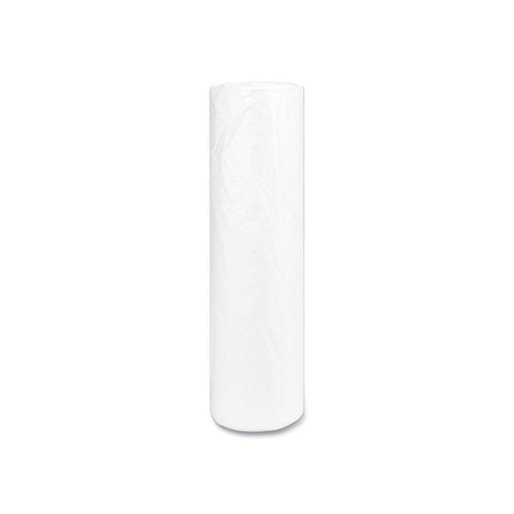 High-Density Commercial Can Liners, 56 gal, 14 mic, 43" x 48", Natural, Interleaved Roll, 25 Bags/Roll, 8 Rolls/Carton. Picture 3