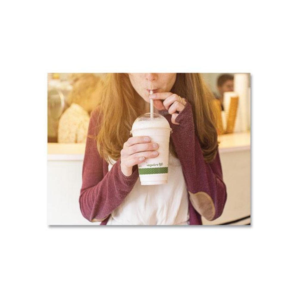 96-Series Cold Cup, 16 oz, Plastic, Clear/Green, 1,000/Carton. Picture 3