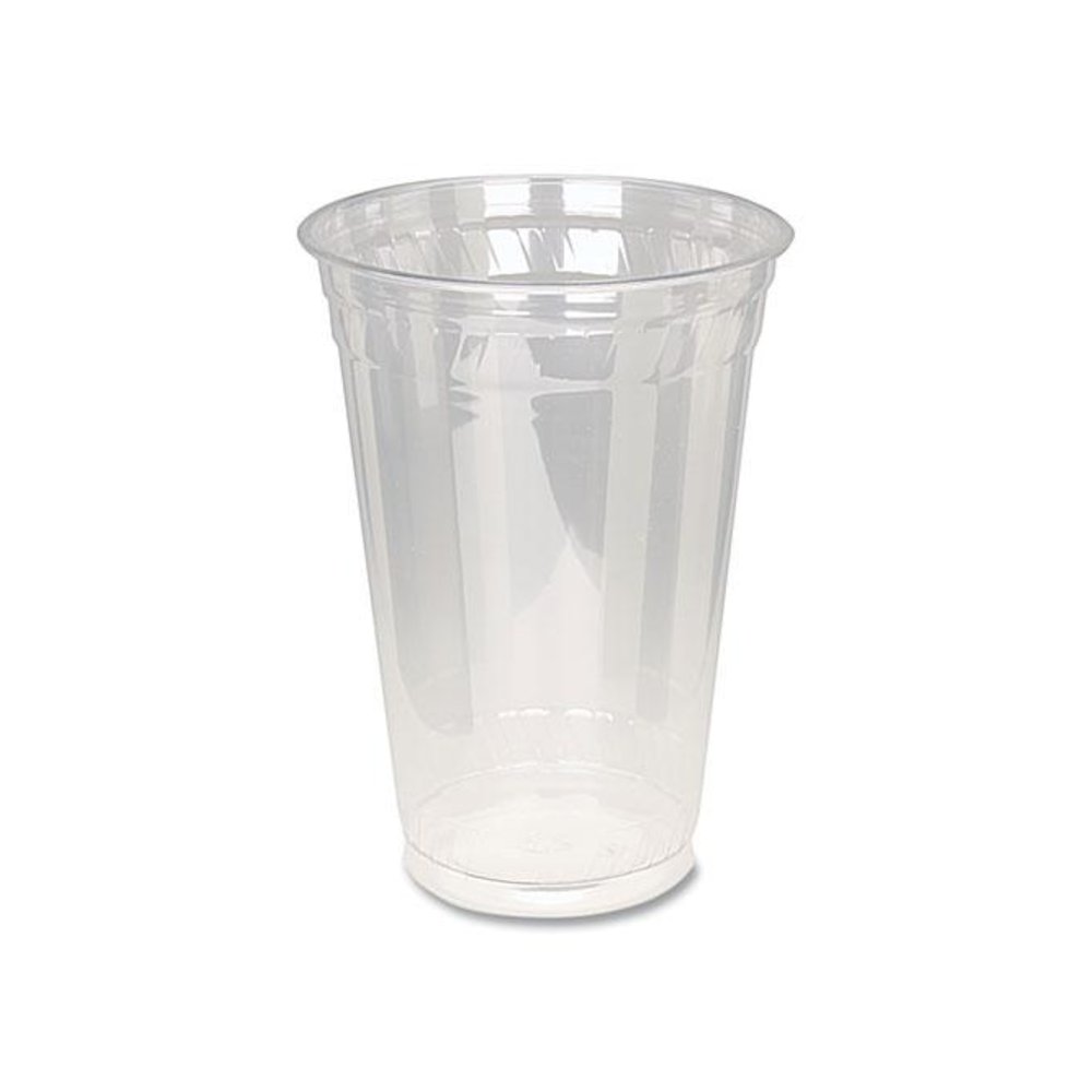 Kal-Clear PET Cold Drink Cups, 20 oz, Plastic, Clear, 50/Bag, 20 Bags/Carton. Picture 1