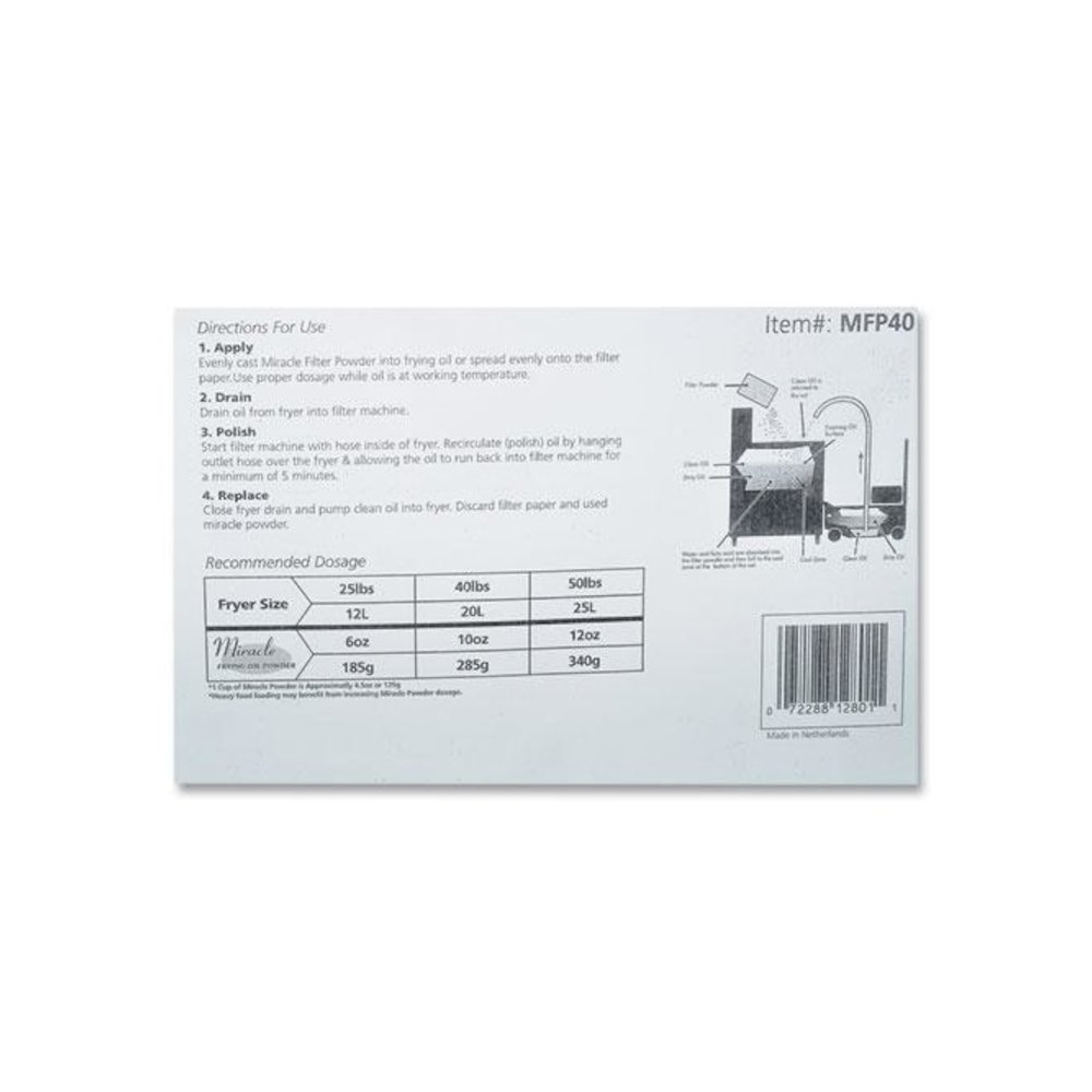 Filter Powder, 25 L, 40 lbs Box. Picture 3