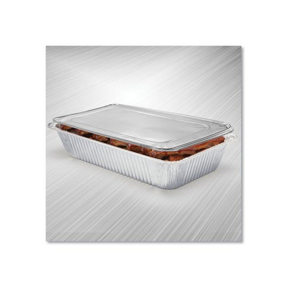 Steam Table Pan Lids, Full Curl Edge, Fits Full-Size Pan, 0.62" Deep, 12.87 x 20.81, 50/Carton. Picture 4
