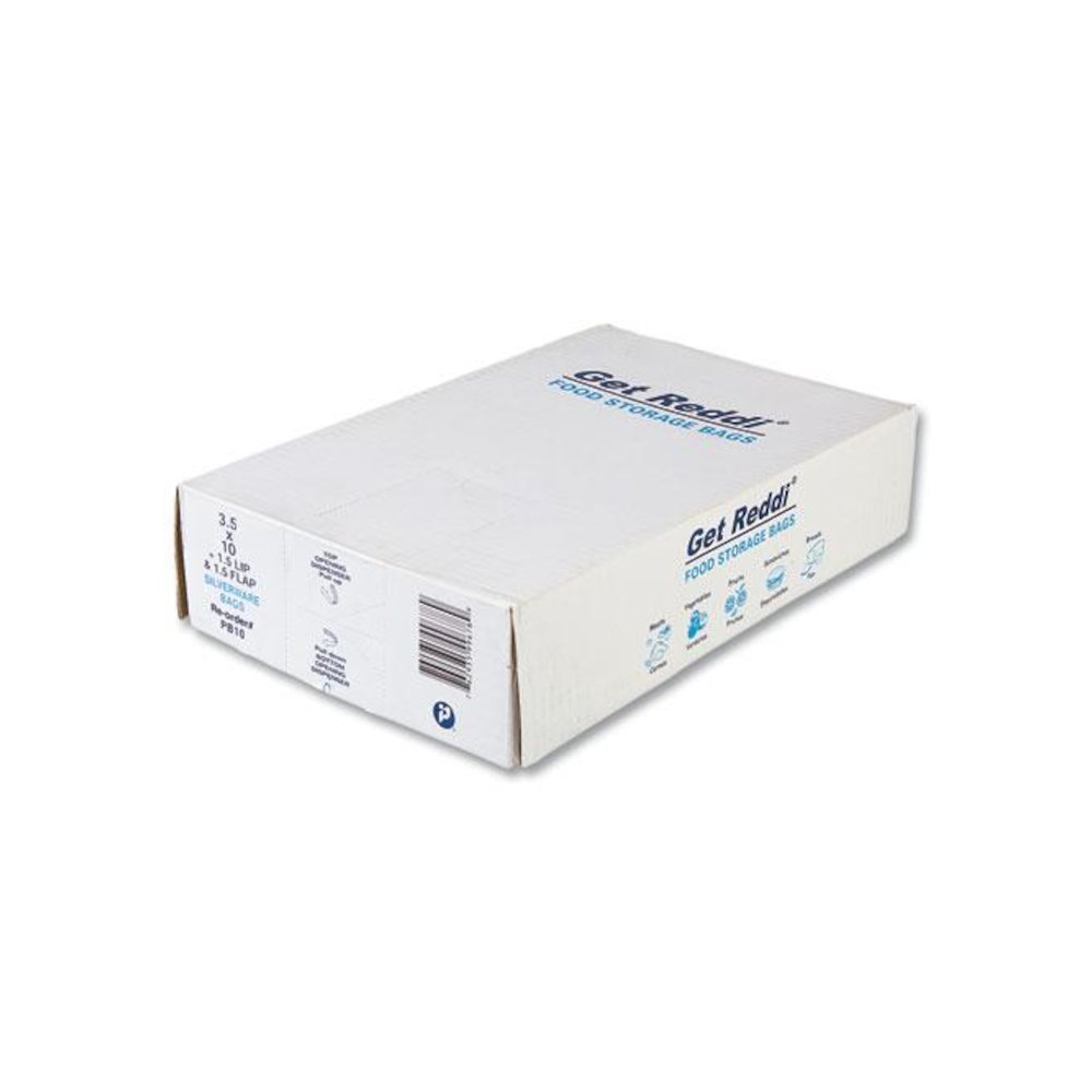 Silverware Bags, 3.5" x 1.5" x 10", Clear, 2,000/Carton. Picture 2
