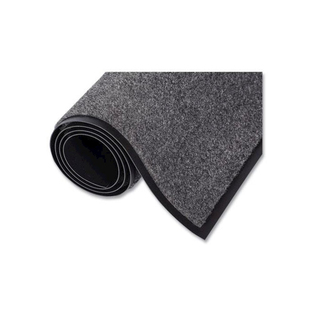 EcoStep Wiper Mat, Rectangular, Charcoal Gray Cut Pile Surface, 36" x 48". Picture 3