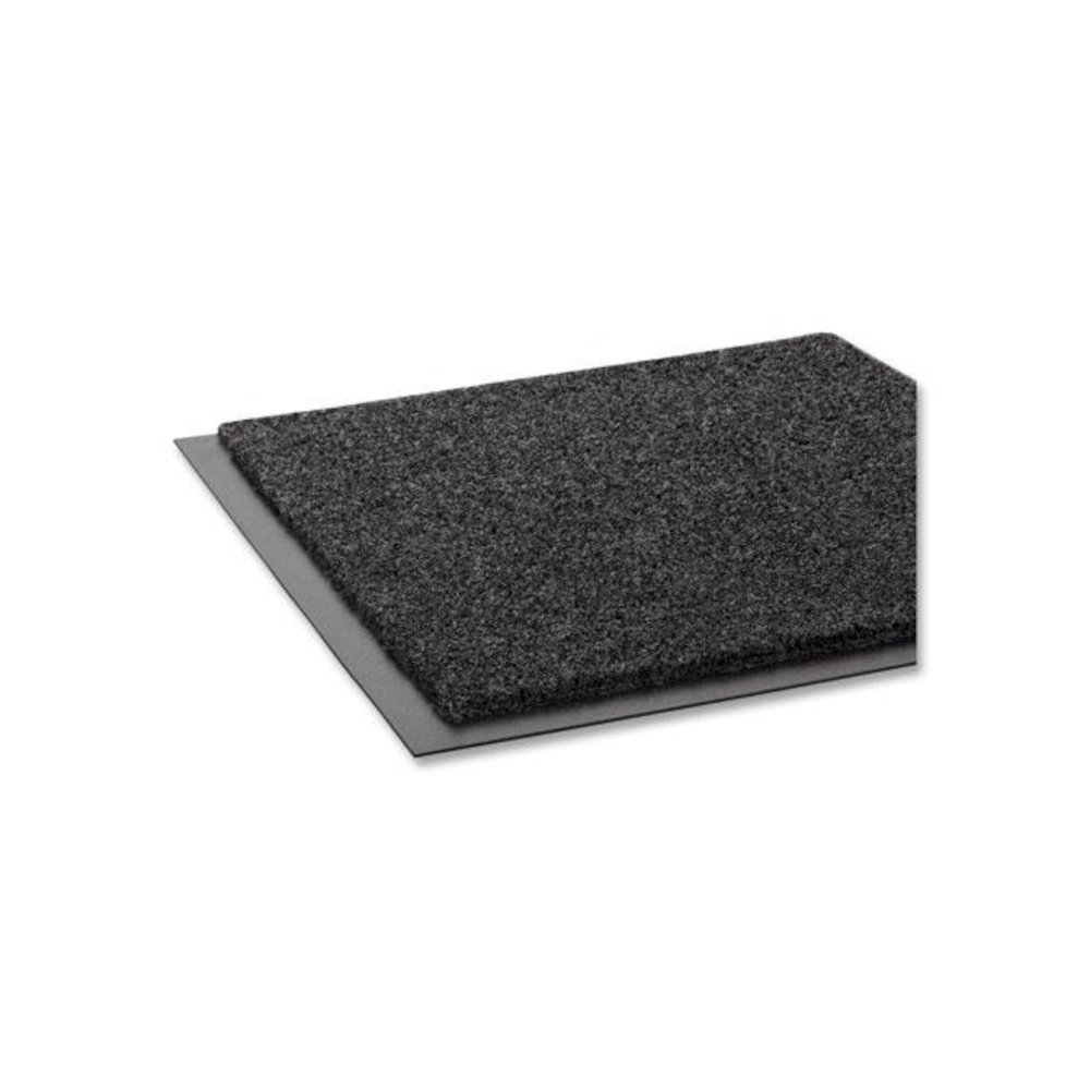 EcoStep Wiper Mat, Rectangular, Charcoal Gray Cut Pile Surface, 48" x 96". Picture 2