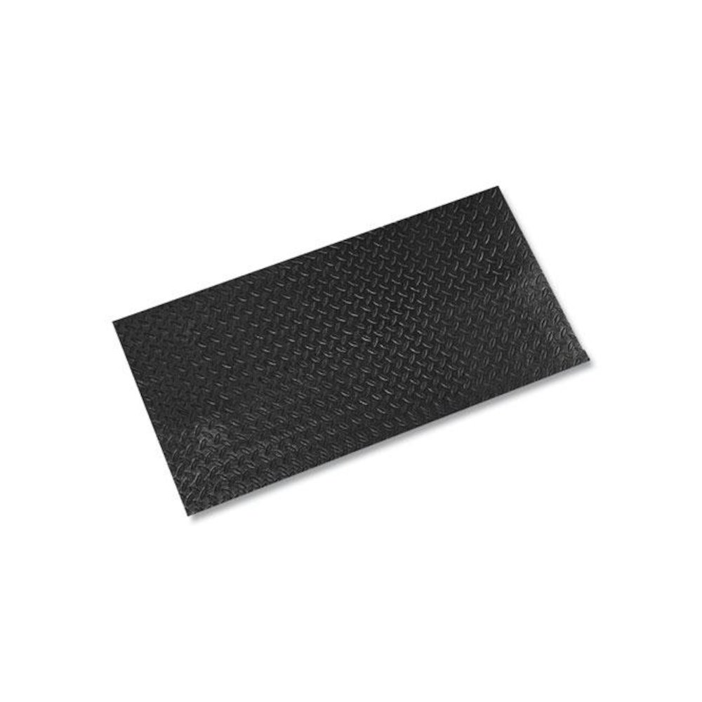 Tuff-Spun Foot-Lover Diamond Surface Mat, Rectangular, Black Diamond Embossed Surface, 24" x 36". Picture 1