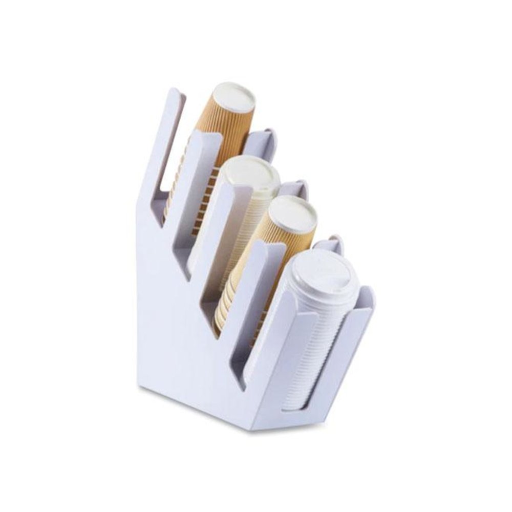 Hot Cup Lids, Sipper Lid, Fits 10 oz to 24 oz Hot Cups, Plastic, White, 1,000/Carton. Picture 4