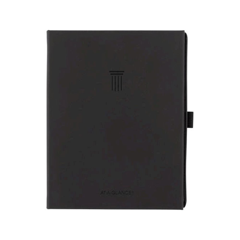 Foundation Undated Weekly/Monthly Planner, 8.5" x 6.75", Black Cover, 12-Month: Undated. Picture 1