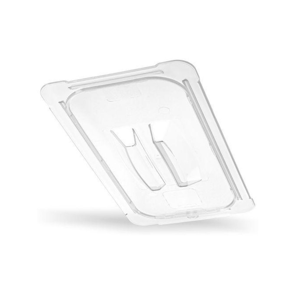 StorPlus Polycarbonate Handled Universal Lid, 10.38 x 12.75 x 0.88, Clear, Plastic. Picture 1